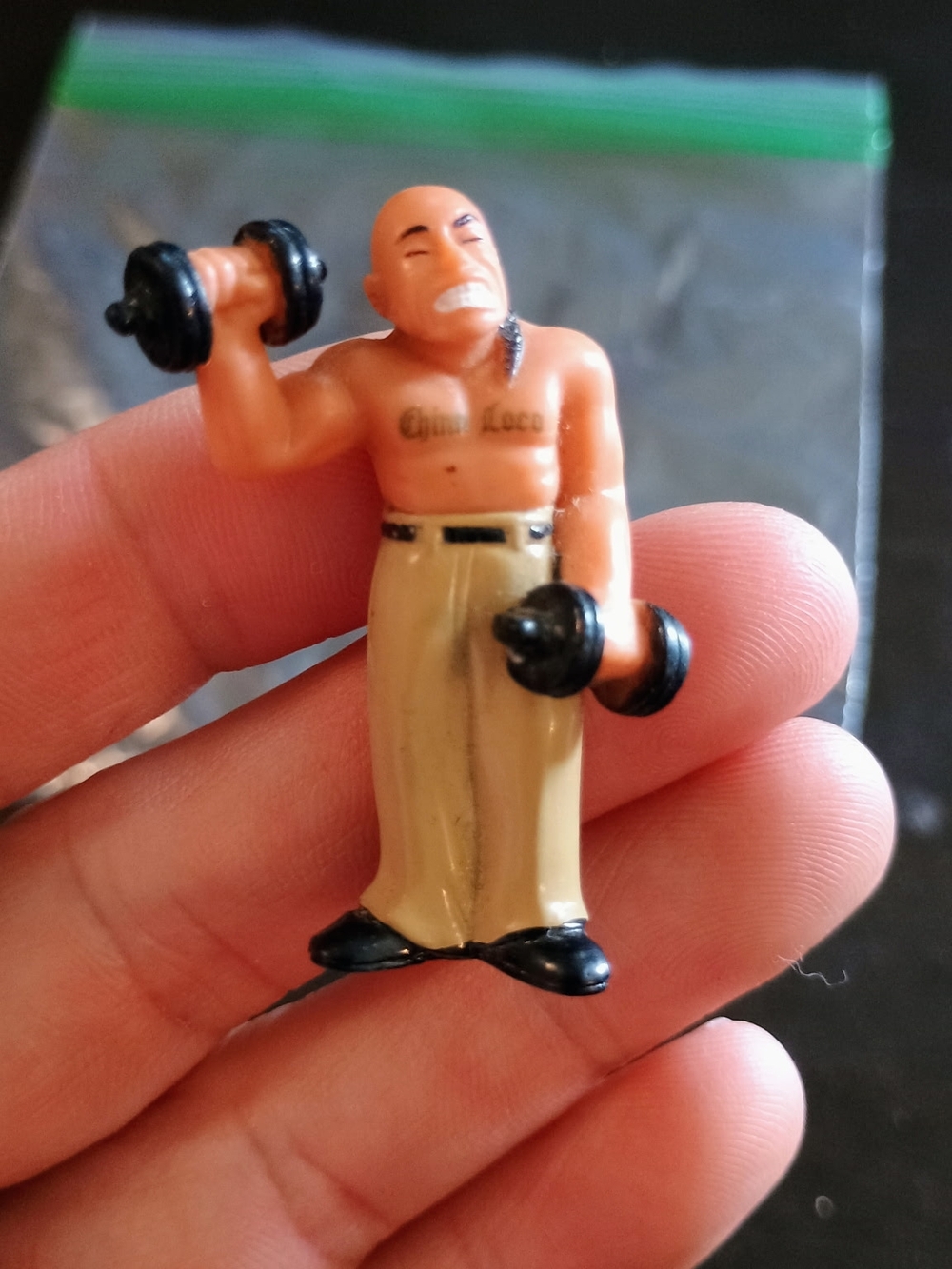 Vintage Homies Chino Loco Gym Rat Mini Figurine
